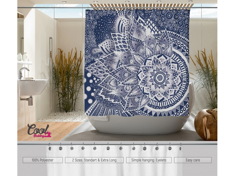 Завеса за баня LACE MANDALA