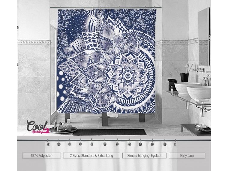 Завеса за баня LACE MANDALA