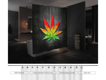 Завеса за баня Marijuana 