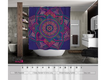Завеса за баня Yoga Mandala